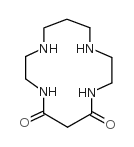 1,4,8,11-TETRAAZACYCLOTETRADECANE-5,7-DIONE structure