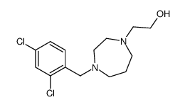 2-[4-[(2,4-dichlorophenyl)methyl]-1,4-diazepan-1-yl]ethanol Structure