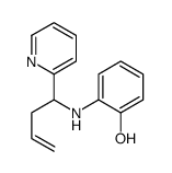 2-(1-pyridin-2-ylbut-3-enylamino)phenol结构式