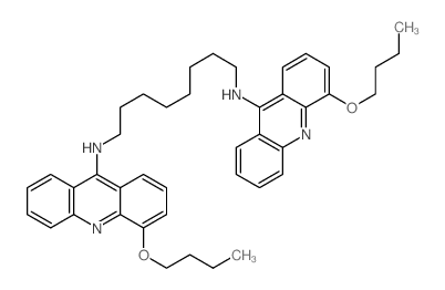 1,8-Octanediamine,N,N'-bis(4-butoxy-9-acridinyl)- (9CI)结构式