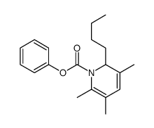 phenyl 2-butyl-3,5,6-trimethyl-2H-pyridine-1-carboxylate Structure