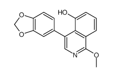 4-(1,3-benzodioxol-5-yl)-1-methoxyisoquinolin-5-ol Structure