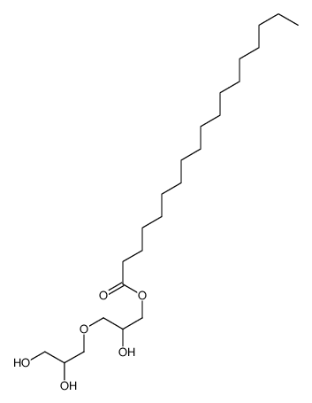 3-(2,3-dihydroxypropoxy)-2-hydroxypropyl stearate Structure