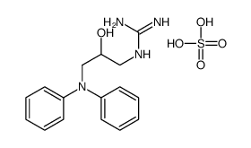 (C-azaniumylcarbonimidoyl)-[2-hydroxy-3-(N-phenylanilino)propyl]azanium,sulfate结构式