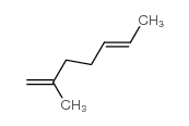 2-甲基-1,5-庚二烯(顺反异构体混和物)结构式