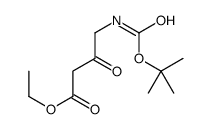 4-(叔丁氧基羰基氨基)-3-氧代丁酸乙酯图片