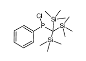 chloro(phenyl)(tris(trimethylsilyl)methyl)phosphane Structure