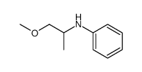 N-(2-Methoxy-1-methylethyl)aniline structure