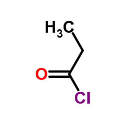 Propanoyl chloride Structure