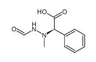 (R)-(N'-Formyl-N-methyl-hydrazino)-phenyl-acetic acid结构式