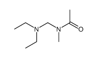 N-[(Diethylamino)methyl]-N-methylacetamid Structure