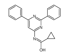 N-(2,6-diphenylpyrimidin-4-yl)cyclopropanecarboxamide Structure