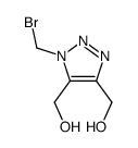 [1-(bromomethyl)-5-(hydroxymethyl)triazol-4-yl]methanol Structure