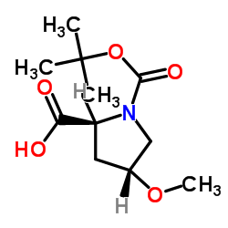 (2S,4R)-1-(tert-Butoxycarbonyl)-4-methoxypyrrolidine-2-carboxylicacid picture