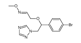 1-(4-bromophenyl)-1-(2-methoximino-ethoxy)-2-(1,2,4-triazol-1-yl)-ethane结构式