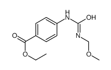 ethyl 4-(methoxymethylcarbamoylamino)benzoate Structure