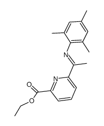 2-COOEt-6-(2,4,6-Me3C6H2N=CMe)C6H3N结构式