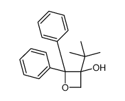 3-tert-butyl-2,2-diphenyloxetan-3-ol Structure