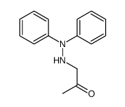 1-(2,2-diphenylhydrazinyl)propan-2-one结构式