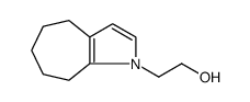 Cyclohepta[b]pyrrole-1(4H)-ethanol, 5,6,7,8-tetrahydro- Structure