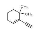 Cyclohexene, 1-ethynyl-6,6-dimethyl- (9CI)结构式