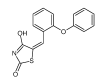 5-[(2-phenoxyphenyl)methylidene]-1,3-thiazolidine-2,4-dione Structure