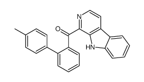 [2-(4-methylphenyl)phenyl]-(9H-pyrido[3,4-b]indol-1-yl)methanone结构式