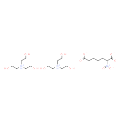 bis[tris(2-hydroxyethyl)ammonium] nitroheptanedioate结构式