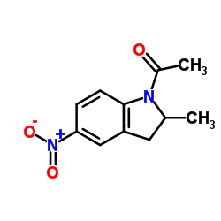 1-(2-Methyl-5-nitro-2,3-dihydro-1H-indol-1-yl)ethanone图片