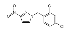 1H-Pyrazole, 1-[(2,4-dichlorophenyl)methyl]-3-nitro结构式