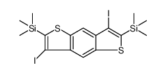 Benzo[1,2-b:4,5-b']dithiophene, 3,7-diiodo-2,6-bis(trimethylsilyl)结构式