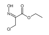 (2E)-3-氯-2-(羟基亚氨基)丙酸乙酯结构式