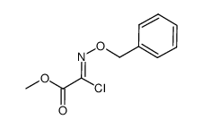 methyl 2-(benzyloxyimino)-2-chloroacetate Structure