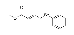 methyl 4-(phenylseleno)-2(E)-pentenoate Structure