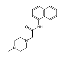 1-Piperazineacetamide,4-methyl-N-1-naphthalenyl- picture