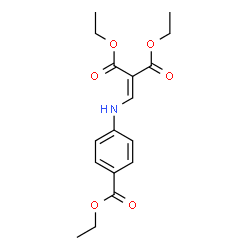 diethyl ({[4-(ethoxycarbonyl)phenyl]amino}methylidene)propanedioate结构式