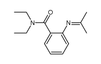 N,N-diethyl-2-(propan-2-ylideneamino)benzamide Structure