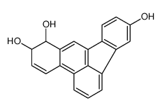 9,10-dihydro-5,9,10-trihydroxybenzo(b)fluoranthene结构式