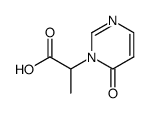 2-[6-oxopyrimidin-1(6H)-yl]propanoic acid结构式