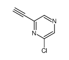 2-Chloro-6-ethynylpyrazine structure