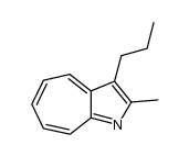 2-methyl-3-propyl-1-aza-azulene结构式