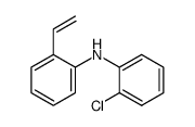 2-chloro-N-(2-vinylphenyl)aniline结构式