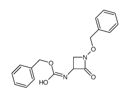 (R,S)-[1-(Benzyloxy)-2-oxo-3-azetidinyl]carbamic Acid Benzyl Ester Structure