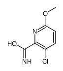 3-Chloro-6-methoxy-2-pyridinecarboxamide Structure