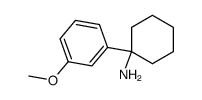 {1-[3-(methyloxy)phenyl]cyclohexyl}amine结构式