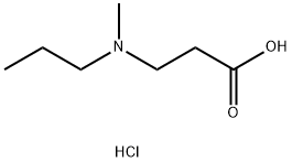 3-[甲基(丙基)氨基]丙酸盐酸结构式