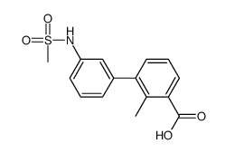 3-[3-(methanesulfonamido)phenyl]-2-methylbenzoic acid结构式