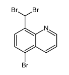 5-bromo-8-(dibromomethyl)quinoline Structure