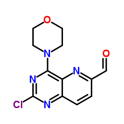 2-Chloro-4-(4-morpholinyl)pyrido[3,2-d]pyrimidine-6-carbaldehyde Structure