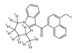 1-(Pentyl-d11)-3-(4-ethyl-naphthoyl)indole Structure